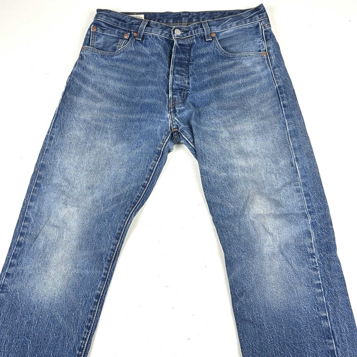 Levis 501 Premium 1993 Remake Blue Jeans Men Sz 32 X 32 button fly
