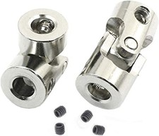 2 Pack Universal Joint Shaft Coupler Coupling Steering Connector for RC Car...