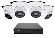 Swann AdvancedX  Wired NVR 4K Security Camera System 8 Channels, 4 PoE Dome 1TB