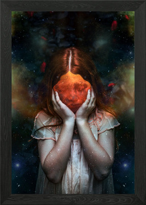Universe inside me Framed Wall Art Poster Canvas Print Picture
