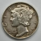 1940 D Mercury Dime AU You Grade it! 90% Silver Type Coin Free Ship!