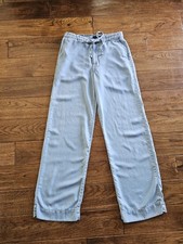 Fidelity Andy Paper Bag Wide Leg Pants Women's Size 27 Made in USA 100% Lycell