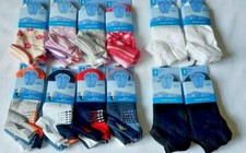 6pk Trainer Liners Socks Cotton Rich Childrens & Adults sizes
