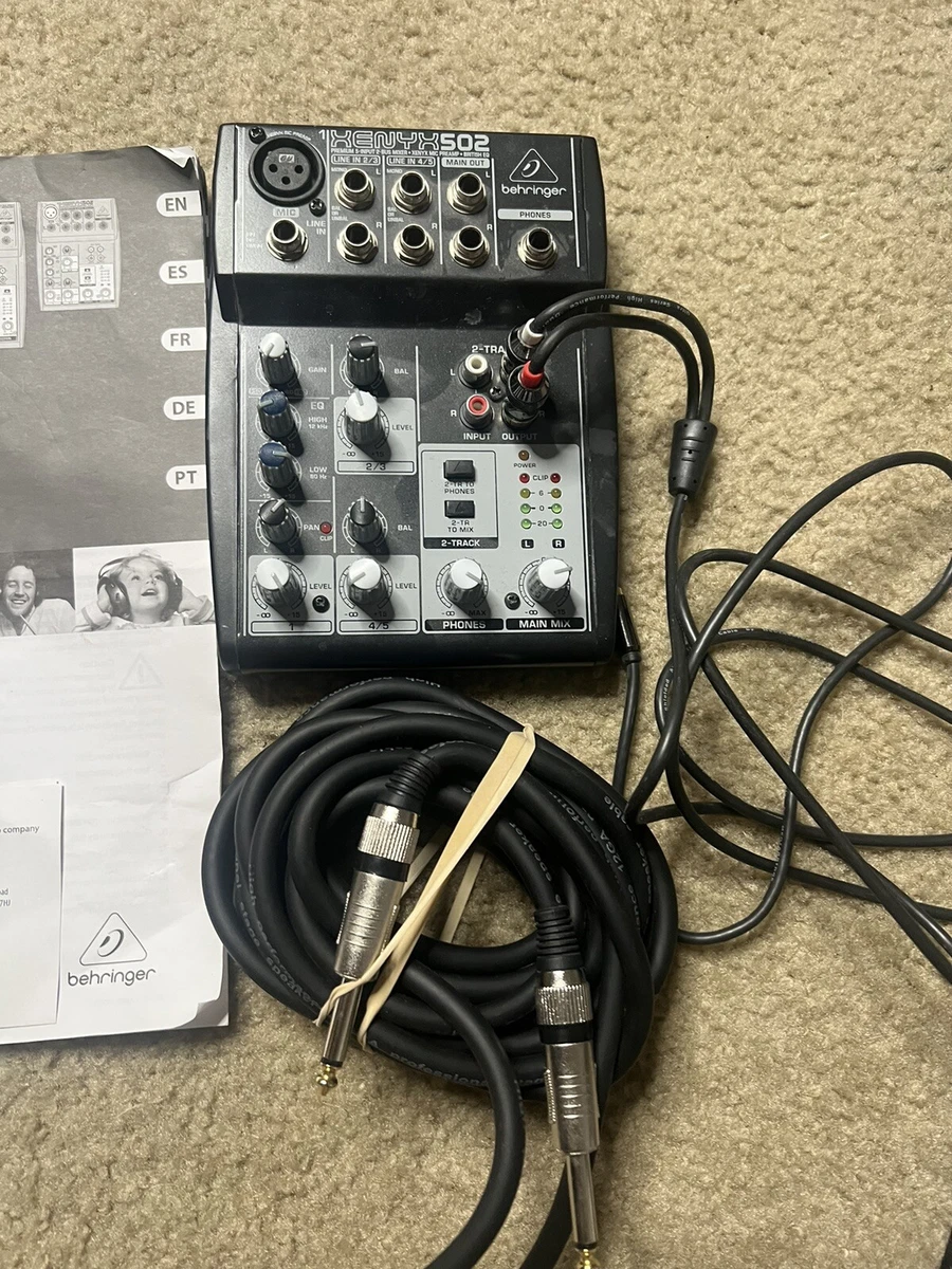 Mixer Behringer Xenyx Q502USB With Boya MIC Hissing Noise, 41 OFF