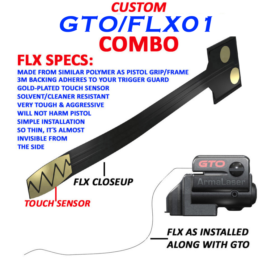 GrapeSEED unit9〜unit20 ArmaLaser GTO for Keltec Pf-9 Red Pistol Laser Grip Touch On/off