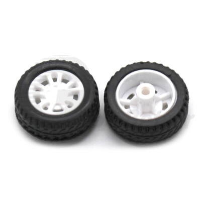 10 Stück Spielzeug-Räder 20 Mm – Gummireifen Für Modellbau, DIY-Projekte