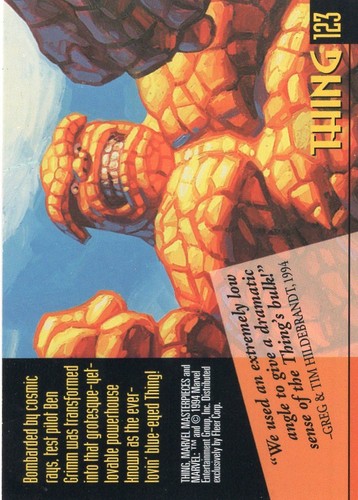Tarjetas individuales de Fleer Marvel Masterpieces 1994, tú eliges, ¡termina tu conjunto! - Imagen 273 de 319