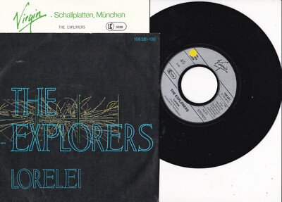 The Explorers -Lorelei / You Go Up In Smoke- 7'' 45 Roxy Music Sideproject