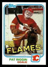1981-82 Topps Pat Riggin #30 - Calgary Flames