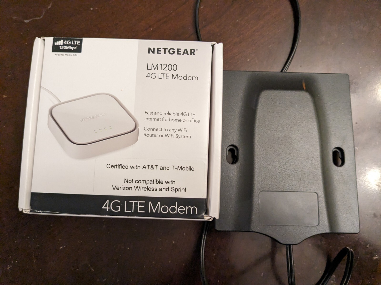 Netgear LM1200 4G LTE Modem And Antenna 606449152166 eBay