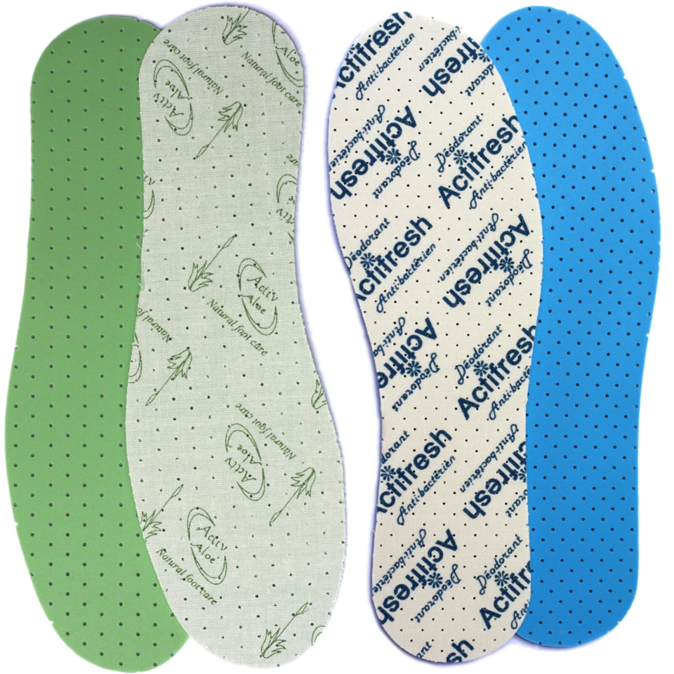 FN ANTI ODOUR ANTI FUNGAL ANTI SWEAT INSOLES SHOES INNER SOLES LADIES MEN ALL SIZE