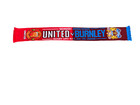 MANCHESTER UNITED V BURNLEY FOOTBALL SCARF