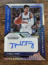 2020-21 Prizm Tyrell Terry /25 Mojo Sensational Signatures Auto RC SP Mavericks