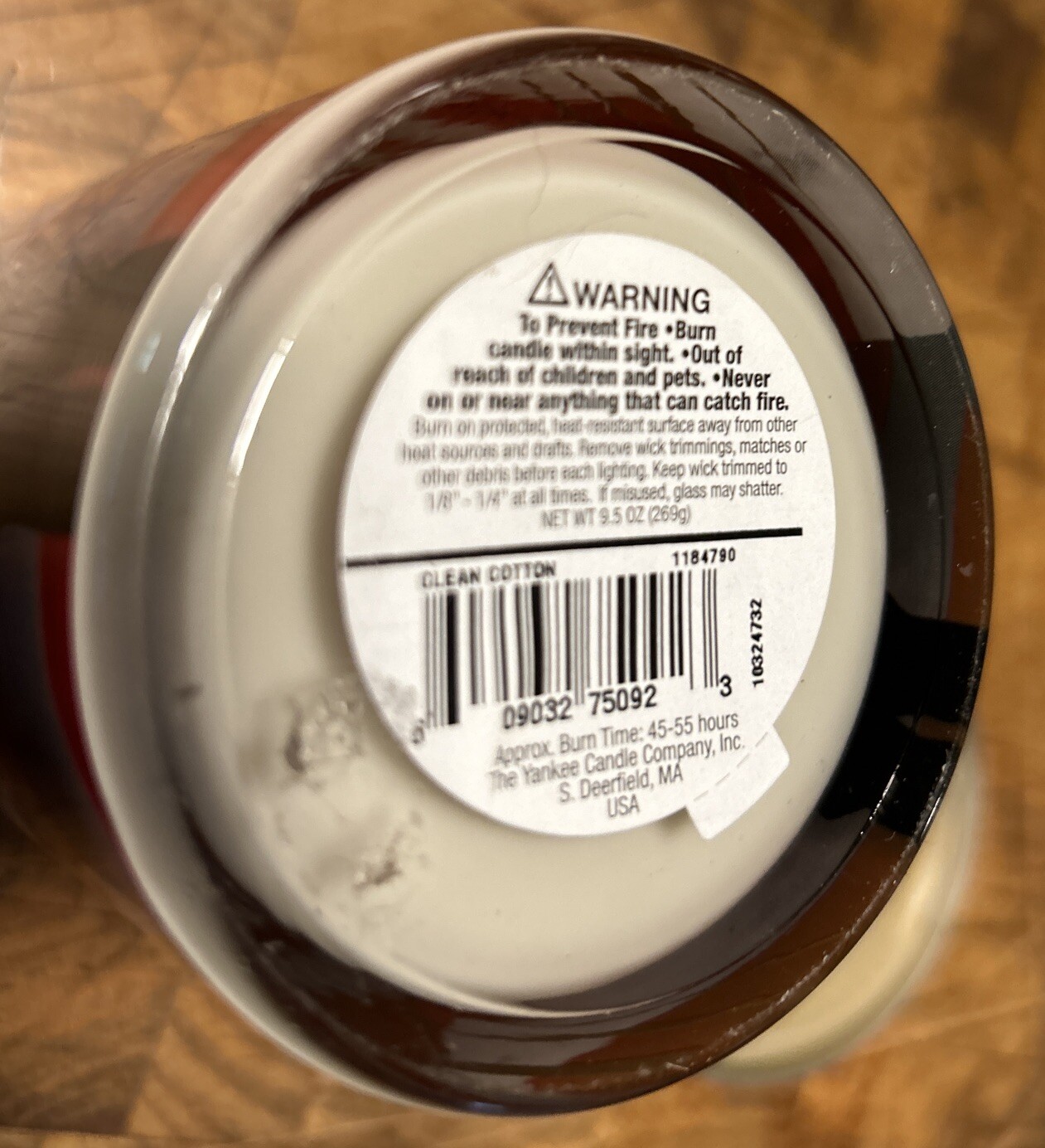 Yankee Candle Military Jar Limited Edition Clean Cotton Saluting