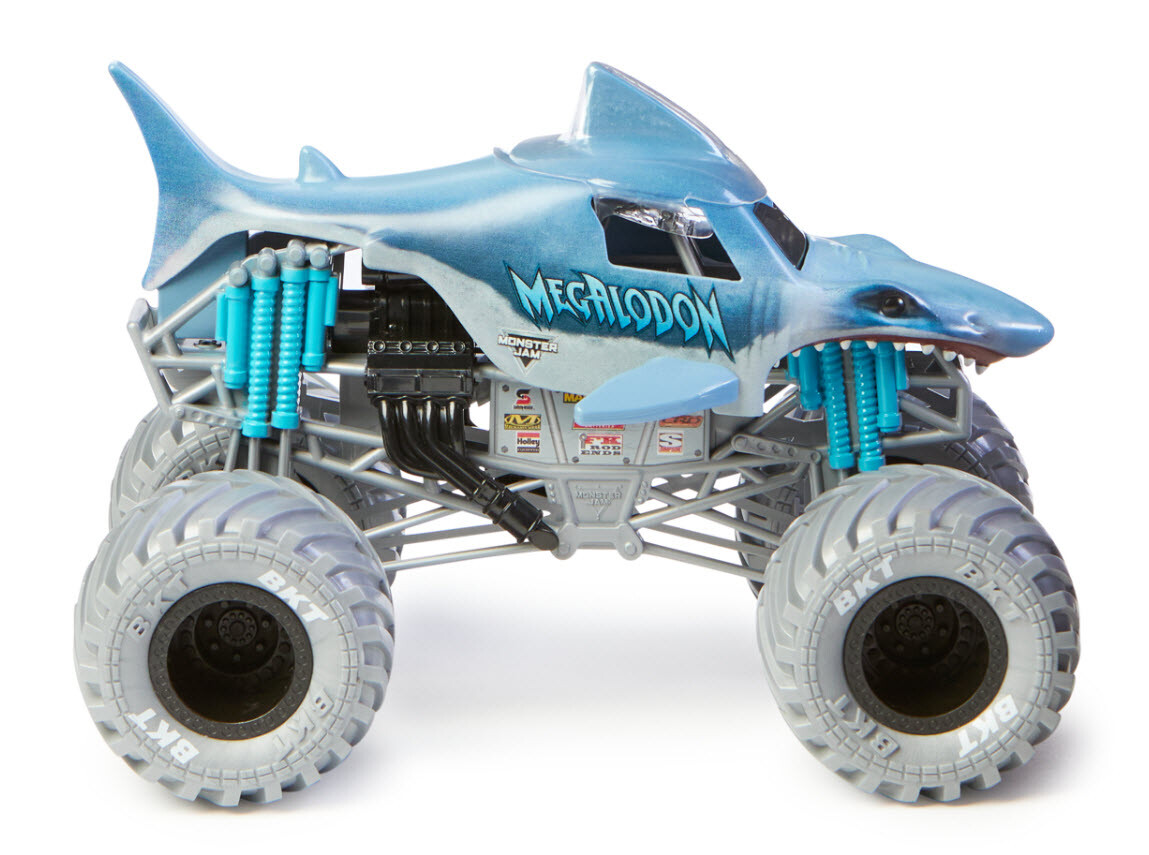Monster Jam MEGALODON ミニカー Monster Jam 2022 MEGALODON Shark Monster Truck - Series 14 - 1:24