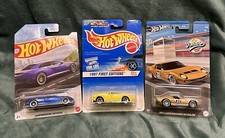Hot Wheels, Lot Of 3 Lamborghinis, Estoque, Countach, 71 Miura Sv