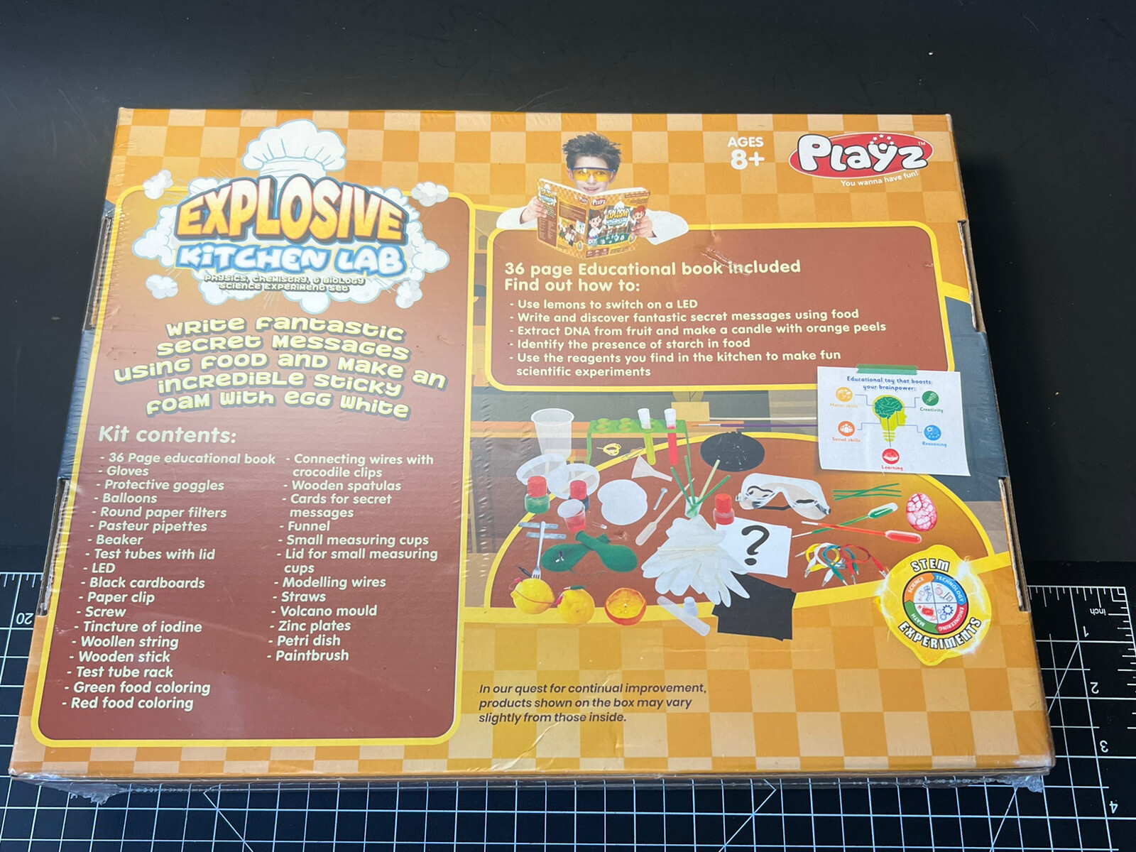 Playz Explosive Kitchen Lab Science Experiments 617689940154 eBay
