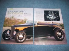 1932 Ford Roadster Highboy Hot Rod Article Understated By Design Convertible