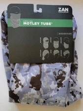 Zan Headgear Fleece Lined Motley Tube Winter Camo Beanie Balaclava Neck Warmer