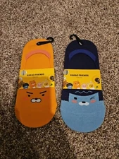 Kakao Friends Socks 2 Pair (Ryan And Blue) One Size