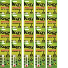 20 Pack Krazy Glue Crazy Glue Fast Drying All Purpose Glue, 0.07 oz Tube 