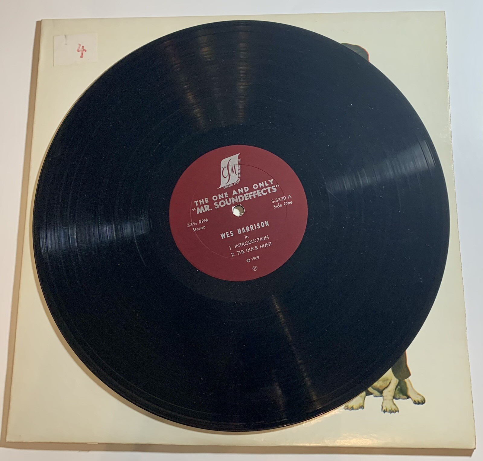 Wes Harrison Mr. sound effects the one and only LP signed by Wes eBay