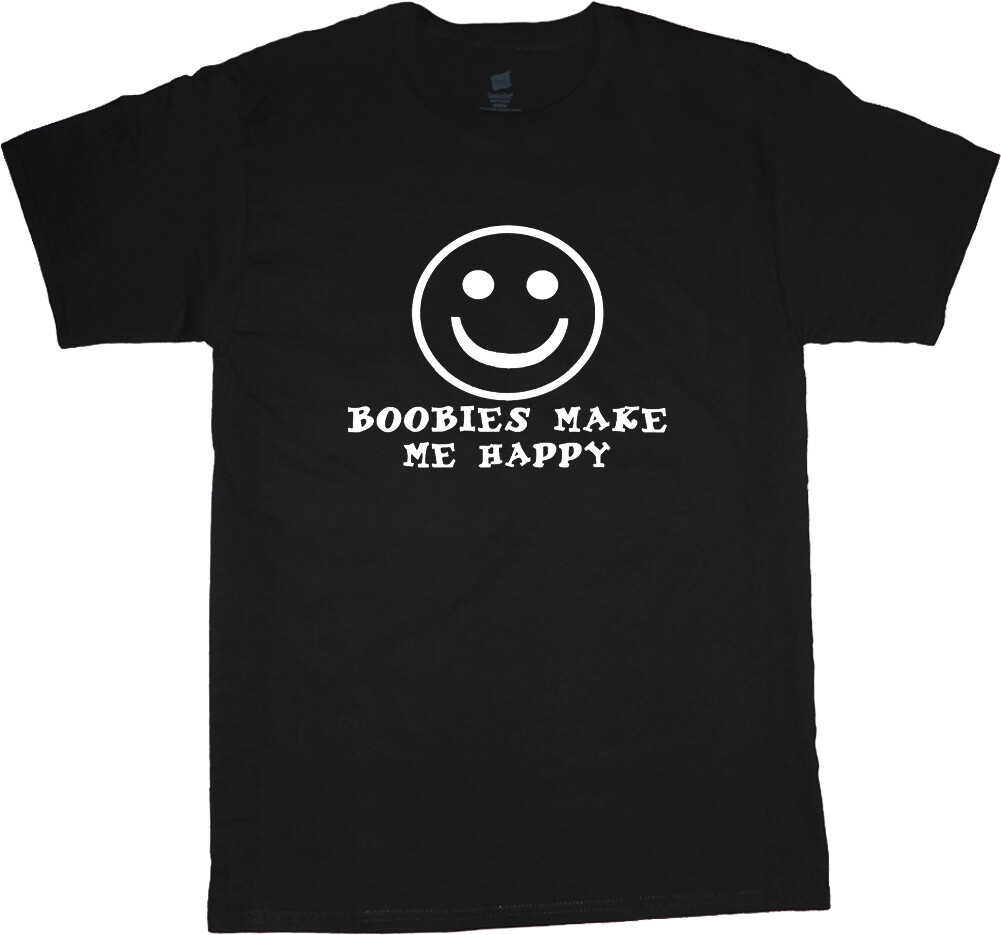 Mens Funny T-Shirt Boobs Boobies Mens Graphic Tees Adult Humor Clothing Apparel-image