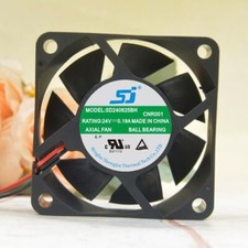 1 PCS   SJ Fan  SD240625BH  DC24V 0.19A  6025 6cm  2-wire cooling fan