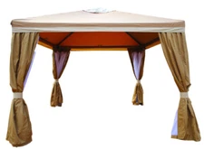 Impact Canopy 10x10 Outdoor Backyard Gazebo Mosquito Netting Patio Canopy Shade