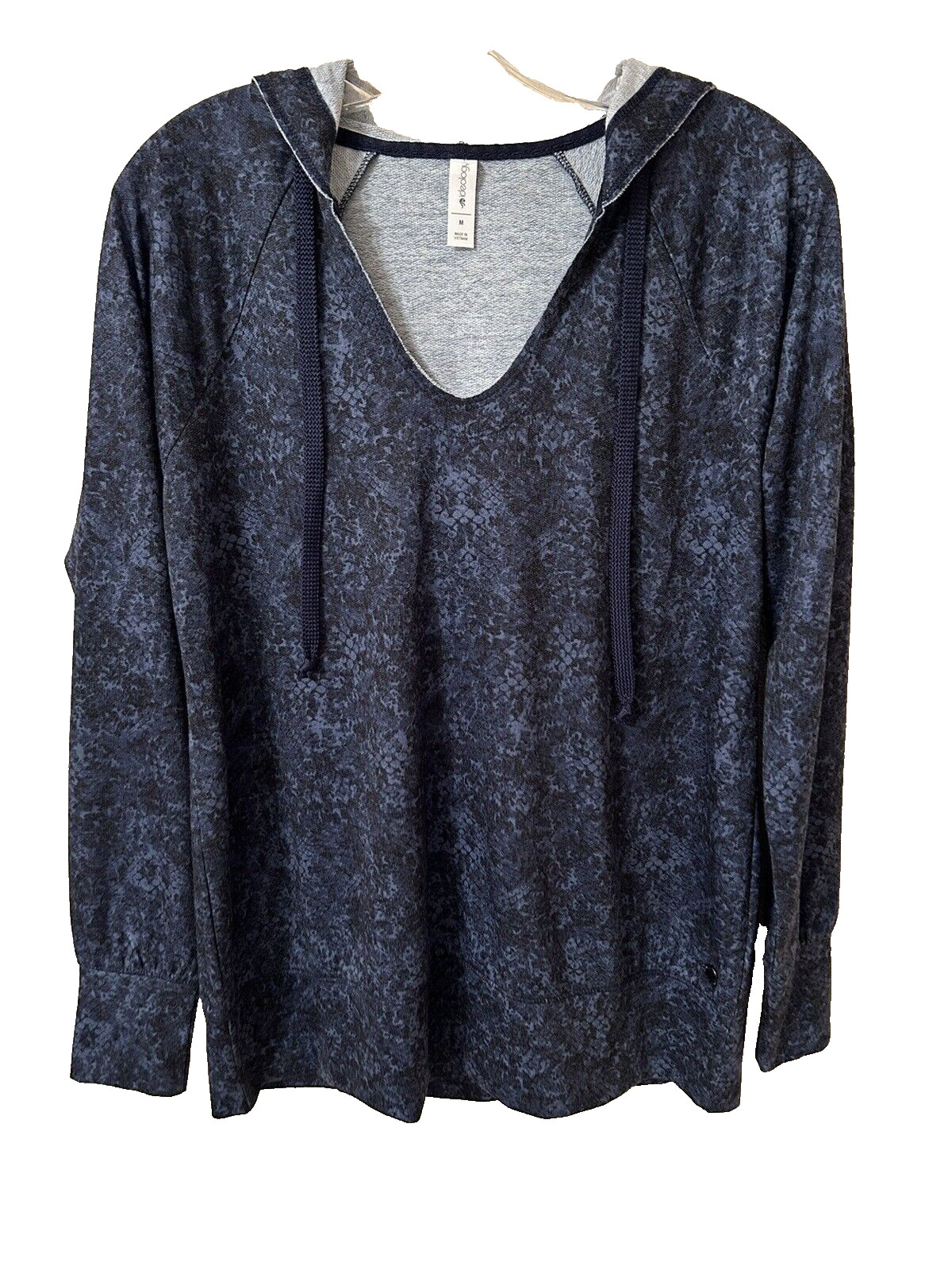 Ideology Women's Python Print Blue Top - Hoodie S… - image 1