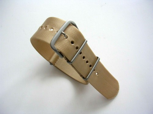NATO strap TAN Ballistic nylon military Mil Spec MoD G10 watch band USA ship - Picture 11 of 14