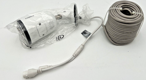 (1) NEW LOREX 4K SMART CAMERA, 100' CAT5E, E893AB-Z8