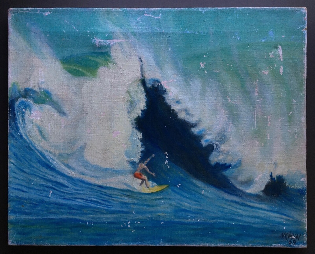 絵画 WTW Surf 33/100 Amazon.com: Surf Shack - Surfboard Art - From an Original Color