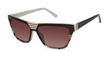 Gwen Stefani L.A.M.B. LA573 Black Marble Frame / Brown Gradient Lens Sunglasses