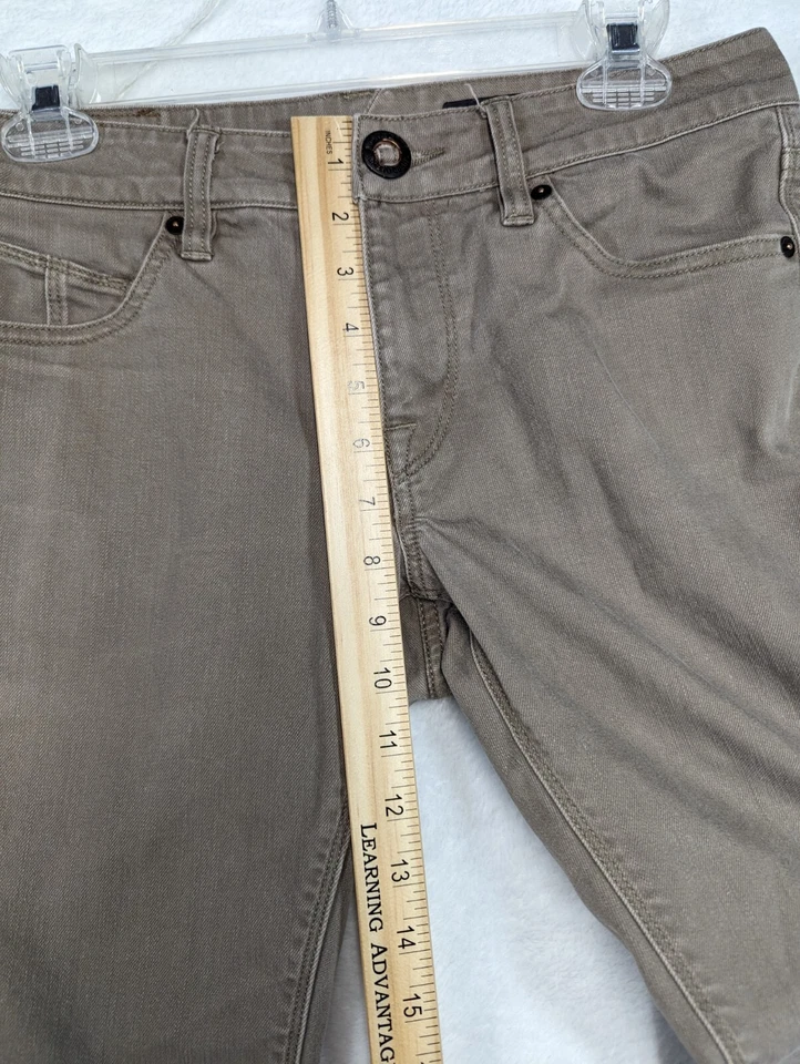 Volcom Vorta Slim Straight Brown Denim Pants Men's Size 29x27 - Image 4 of 4