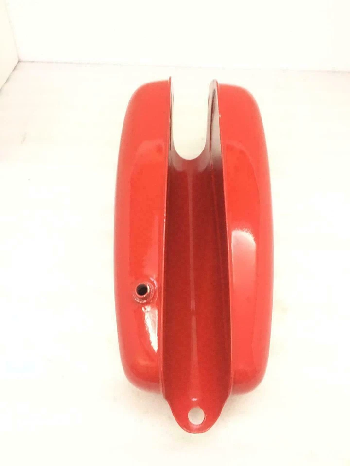 HUSQVARNA 1974 CR 250 WR 250 MAG REPRO RED & CHROME PAINTED STEEL TANK - Image 4 of 4