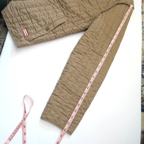 HUNTER Limited Edition Men’s Reversible Quilted Beige Reflective Jacket Size 40 - Picture 11 of 12
