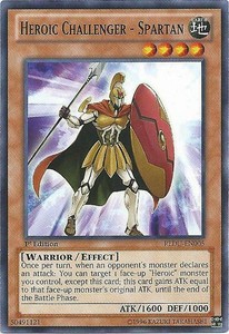Heroic Challenger - Spartan - REDU-EN005 - Common - 1st Edition x3 - Lightly Pla