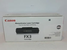 OEM Canon FX3 Black Toner Cartridge 1557A002 BA Genuine New Sealed