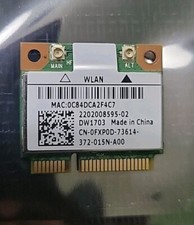 Dell DW1703 Wireless/Bluetooth 4.0 Mini PCI-E 802.11b/g/n FXP0D 0FXP0D D2