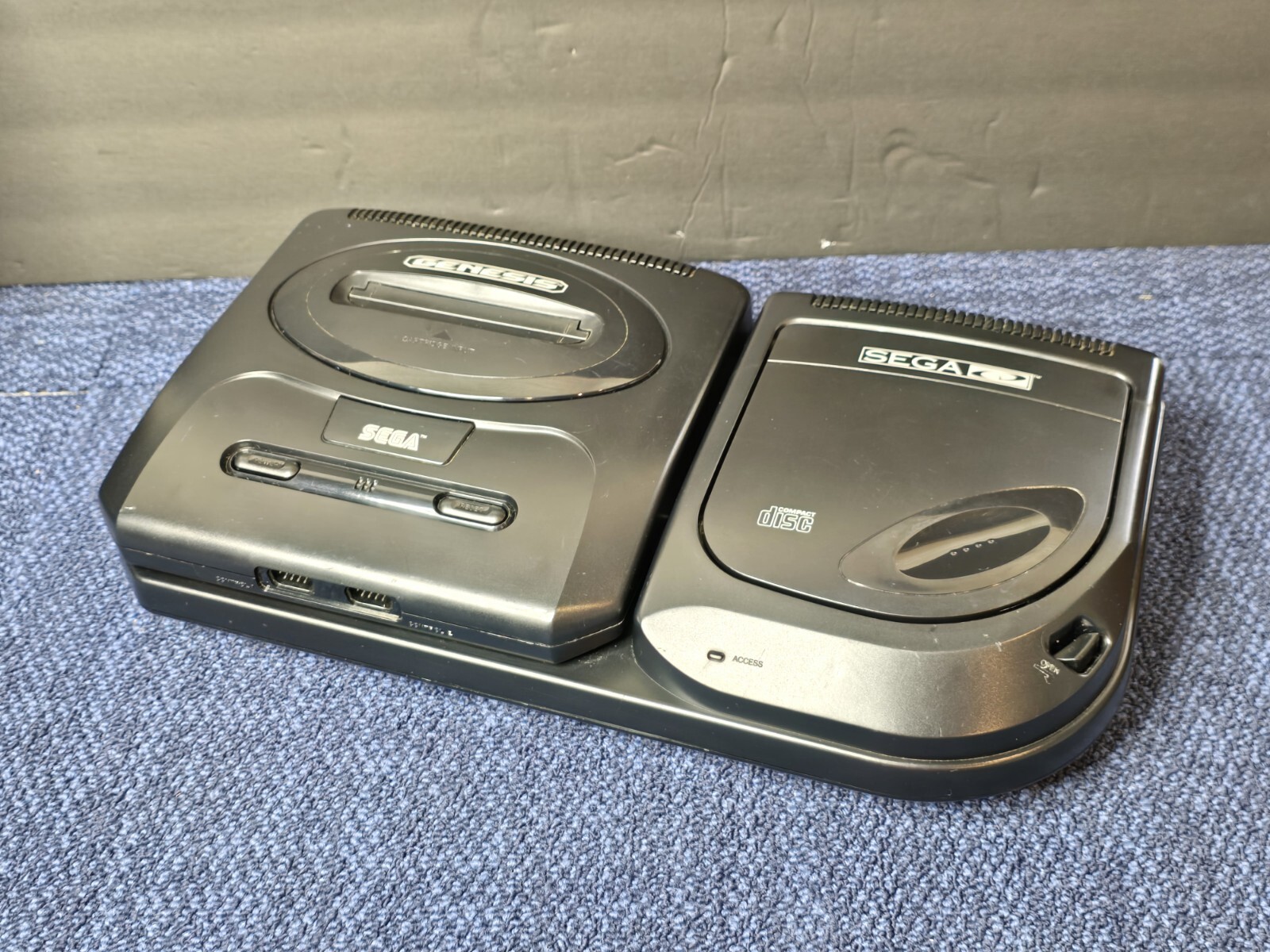 SEGA Genesis Console w/ CD Expansion RARE | READ | eBay