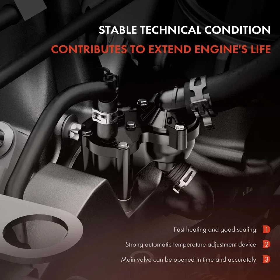 Carcaça do termostato da bomba de água para BMW 118i 2012-2022 120i 320i 320i xDrive 105°C - Imagem 4 de 4