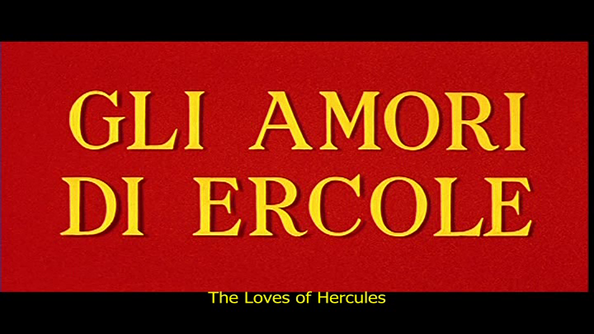 Peplum Classics: THE LOVES OF HERCULES (1960) English dubbed | eBay