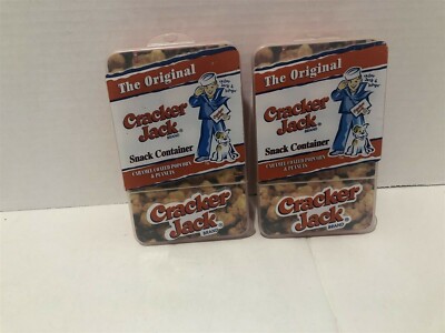 2 Cracker Jack Snack Box, 5'' x 3'', Recot Inc. 2000