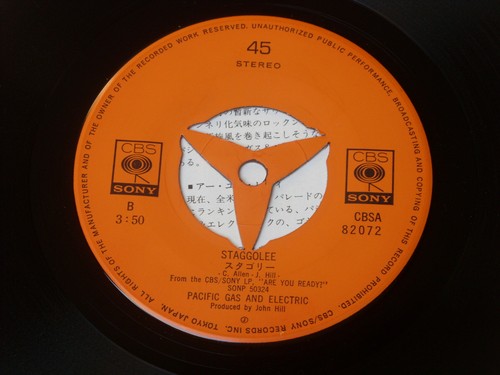 Pacific Gas & Electric: Are You Ready 7" JAPANESE 1970 + Insert - Bild 4 von 6