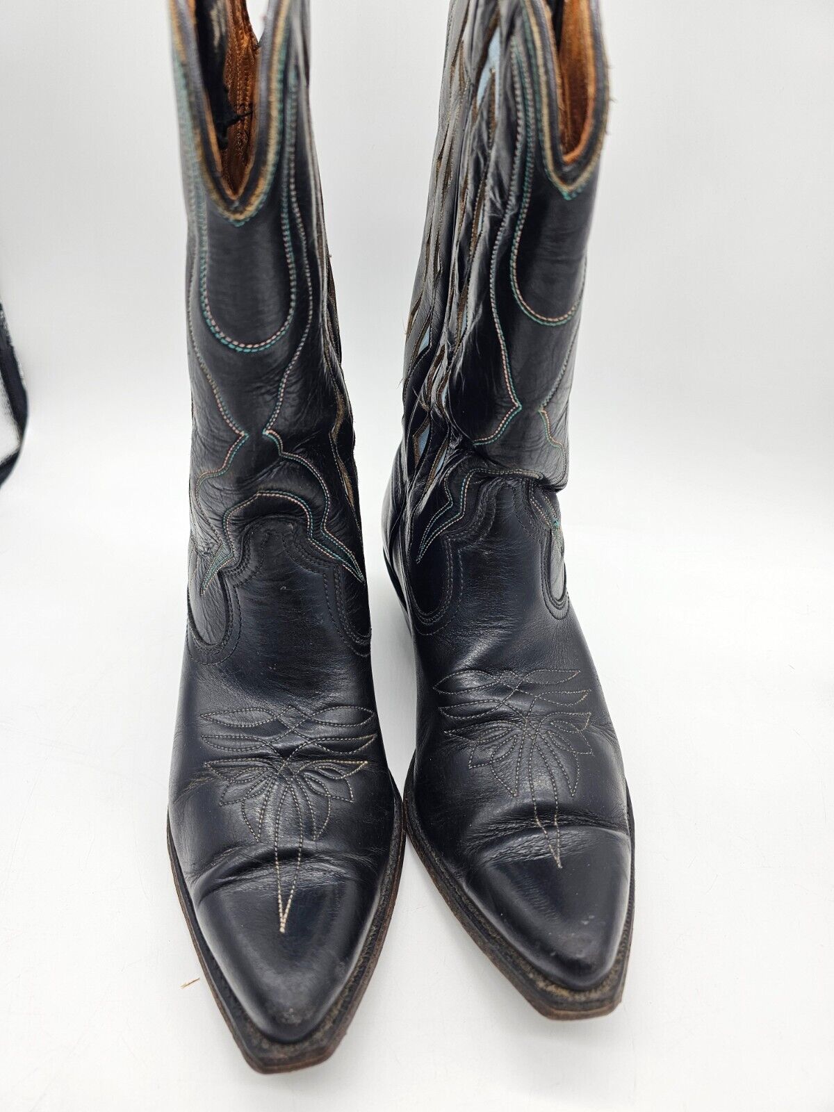 Acme shorty Pee Wee Womens Cowboy Boots Vintage c… - image 3