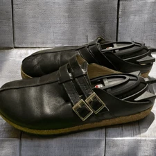 Haflinger Hope Women's sz 8 Leather Round Toe Slip On Indoor/Outdoor Clogs 39 /8