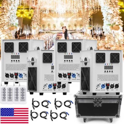 700W Cold Spark Machine Stage Effect DMX Firework DJ Event Party Wedding +Case