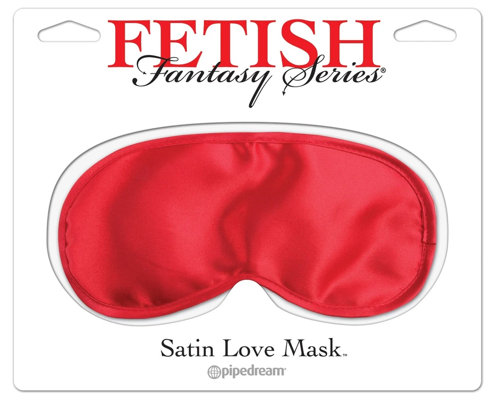 Pipedream Satin Sleeping Eye Mask Red - Blindfold Nightshade Cover - Image 3 of 4