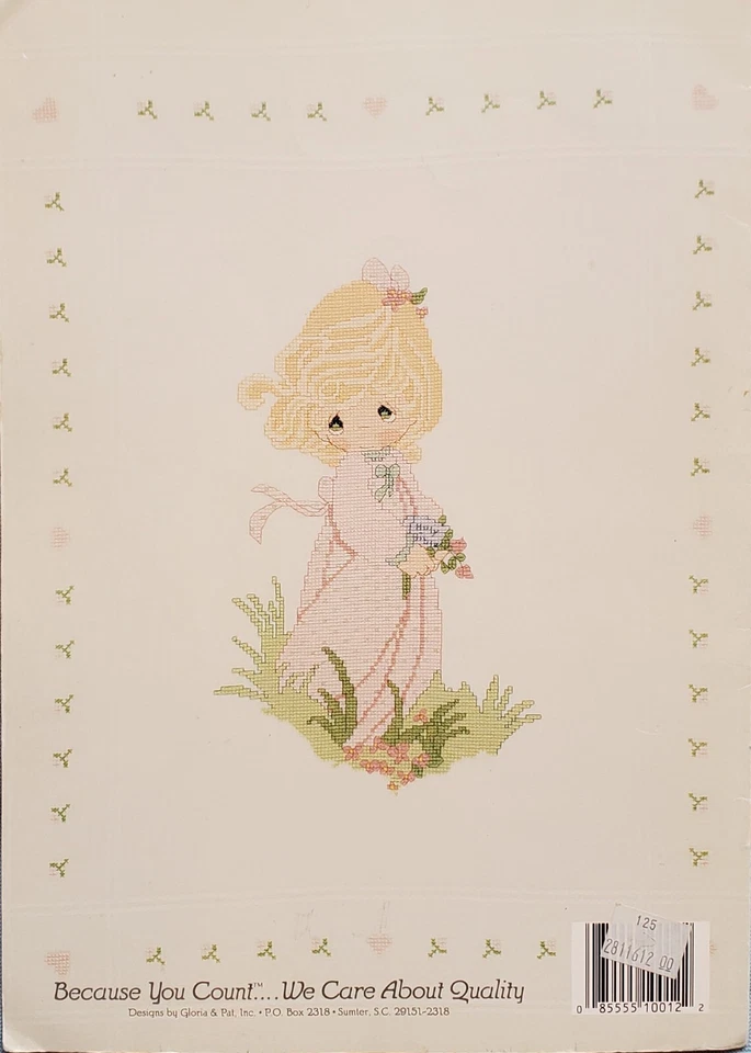Precious Moments The Voice Of Spring Cross Stitch Pattern By Gloria & Pat - Image 3 of 3
